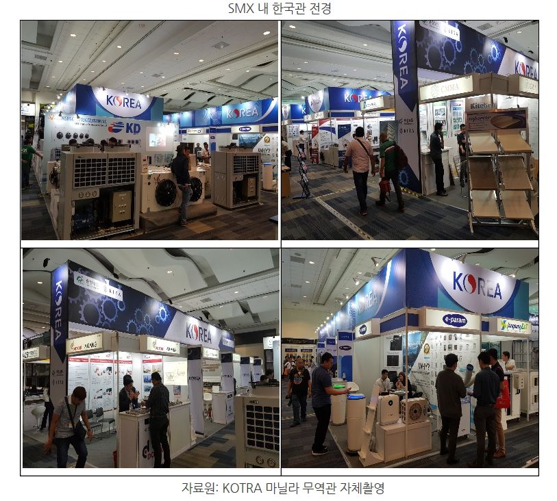 무한궤도 - 필리핀 최대 건설 전시회 Philconstruct  한국관 전경